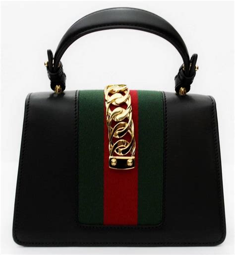 gucci made in italy black purse